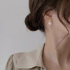 Pack Of 2 Classic Gold-Plated Pear Earrings