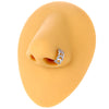 Rhinestone Heart Shaped Nose Ring piercing