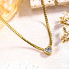Twist Chain Heart-shaped necklace