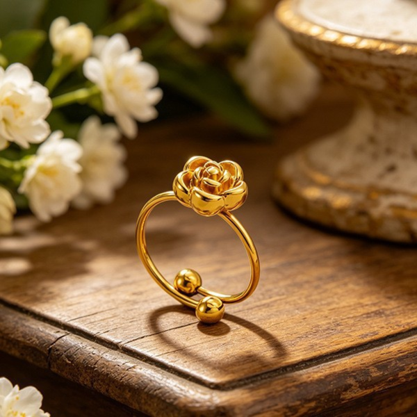 Golden Rose Ring