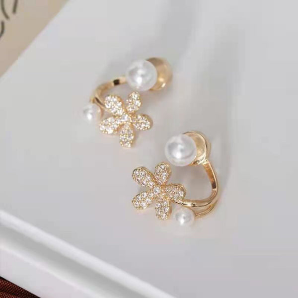 Combo Of 2 Fancy Gold Plated Earrings