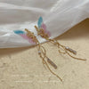 Pink & Blue Wings earrings