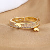Two Golden Butterfly Ring