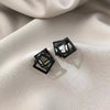 Black Crystal Earring