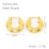 Anti Tarnish Golden trendy Stud Earrings