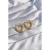 Anti Tarnish Golden trendy Stud Earrings