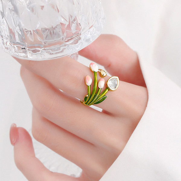 Golden Tulip Ring