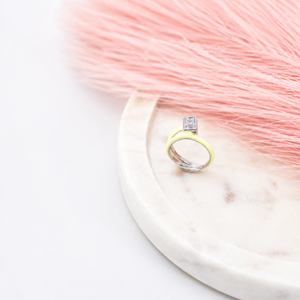 Double Layer Silver Ring