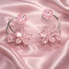 Pink Floral Earring