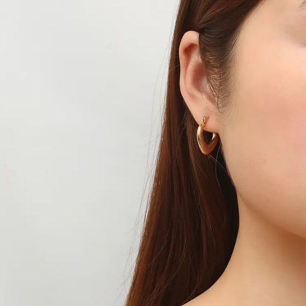 Anti Tarnish traditional Hoop Earrings