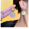 Minimalist Big Metal Flower Earrings