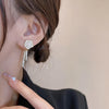 Flower design earrings