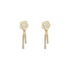 Flower design earrings