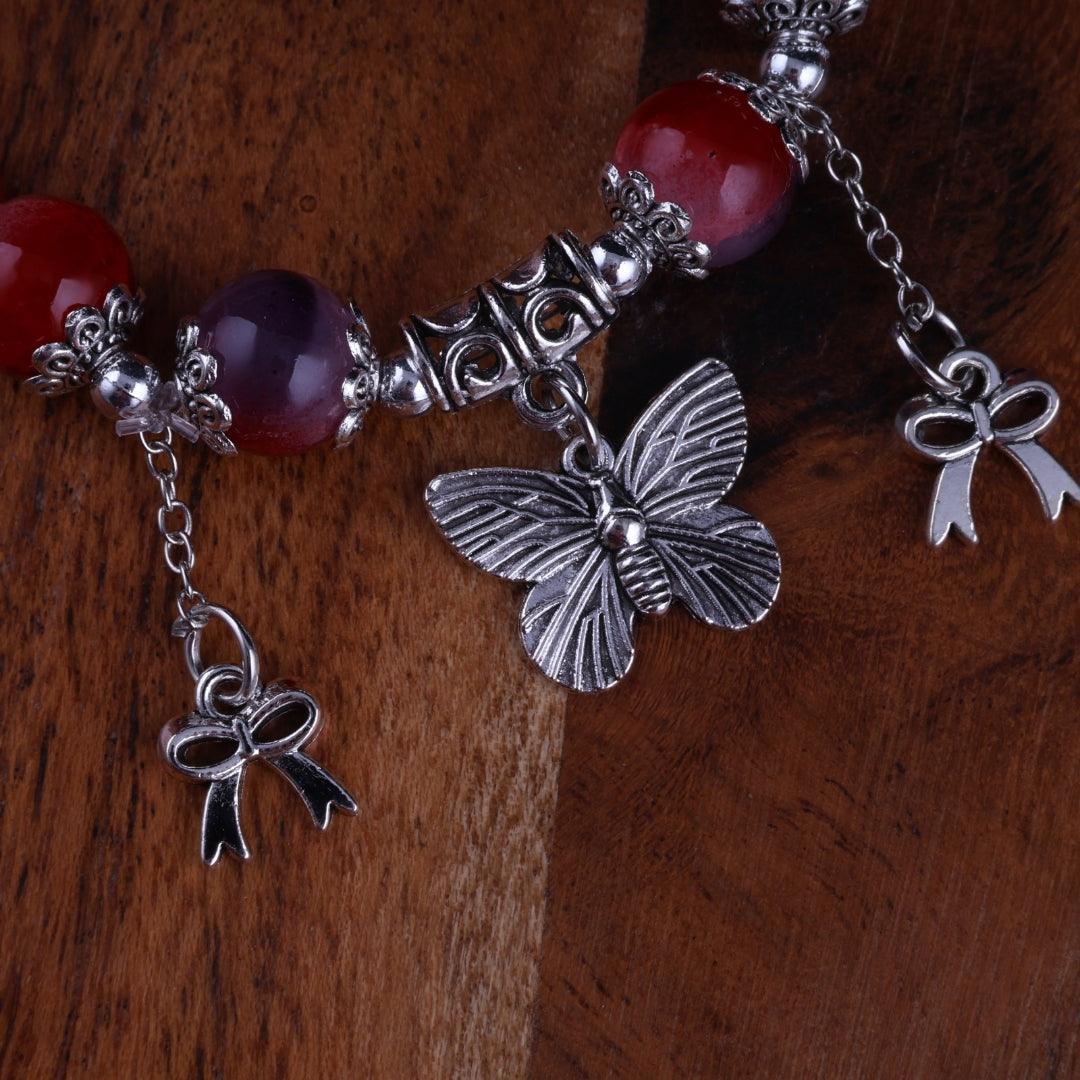 Mystic Butterfly Charm Bracelet