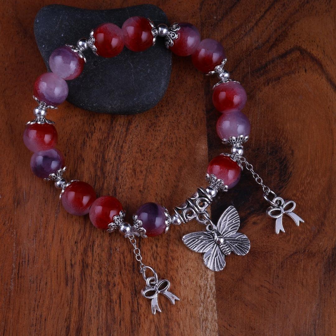 Mystic Butterfly Charm Bracelet