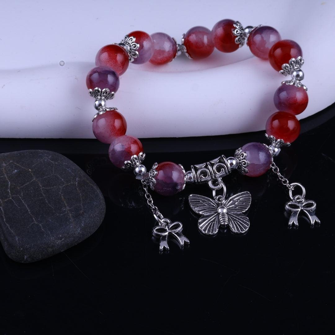 Mystic Butterfly Charm Bracelet