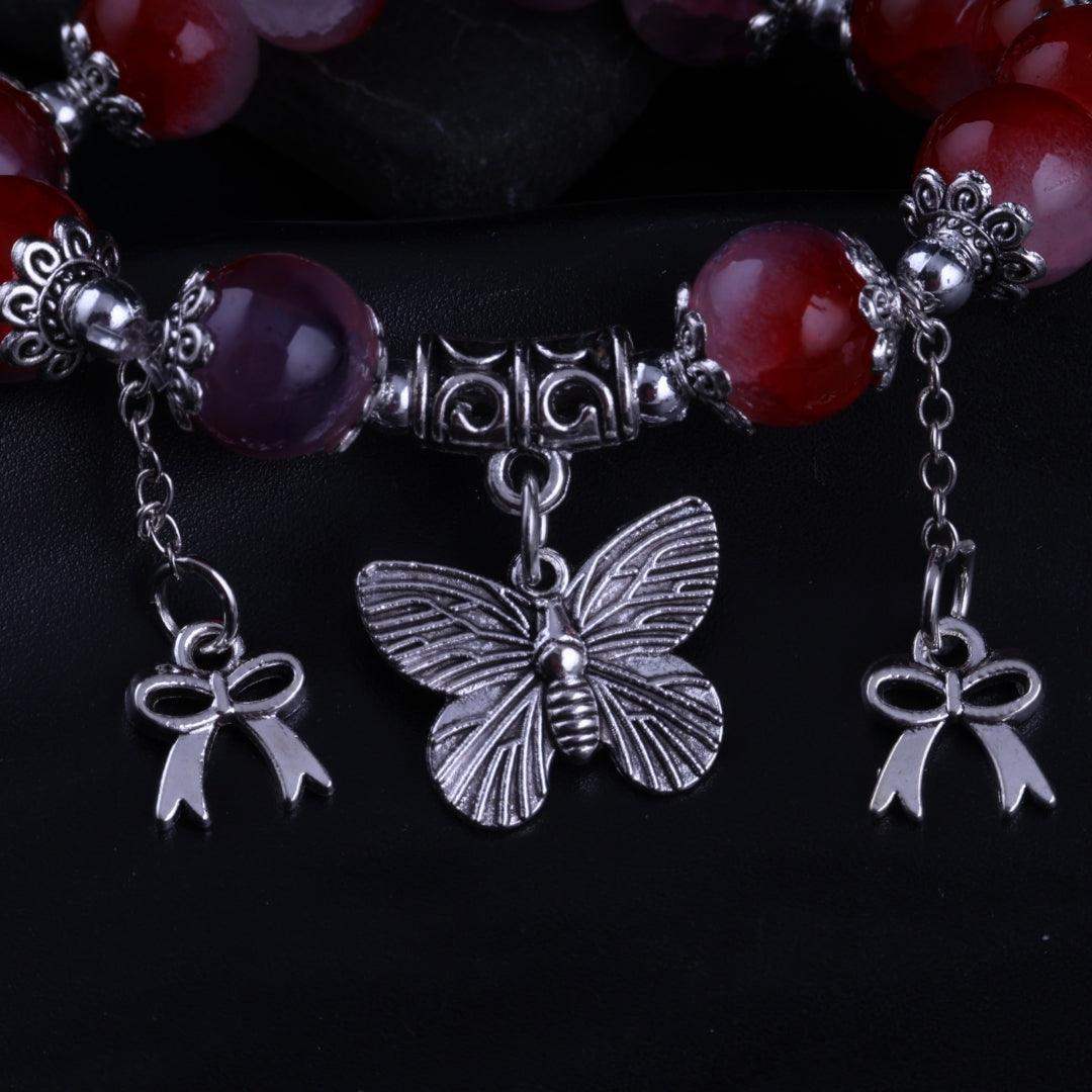 Mystic Butterfly Charm Bracelet