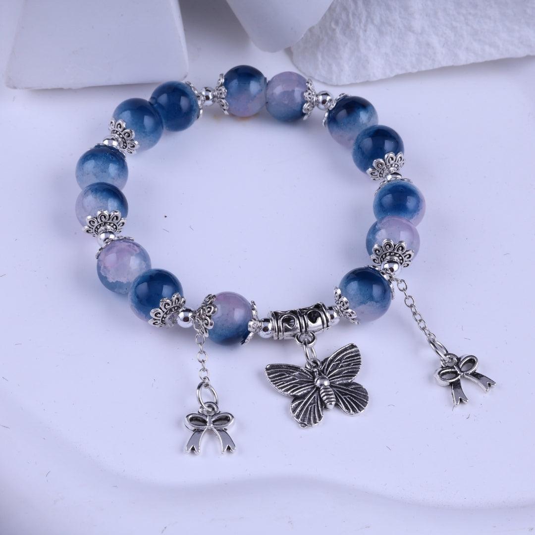 Blue Serenity Charm Bracelet