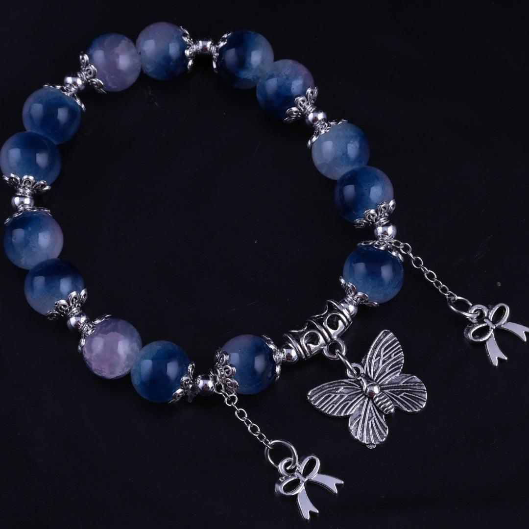 Blue Serenity Charm Bracelet