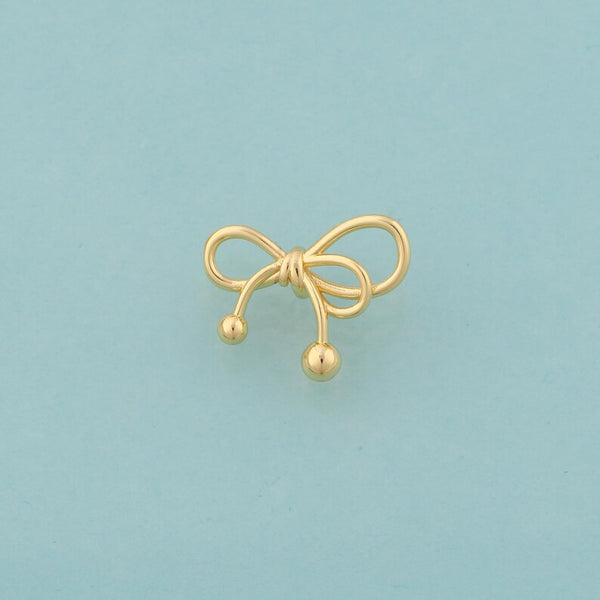 Gold Filled Bow Earring