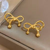 Gold Filled Bow Earring