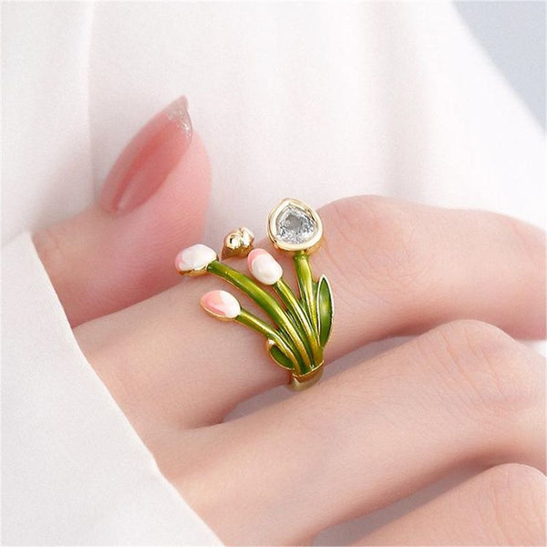 Golden Tulip Ring