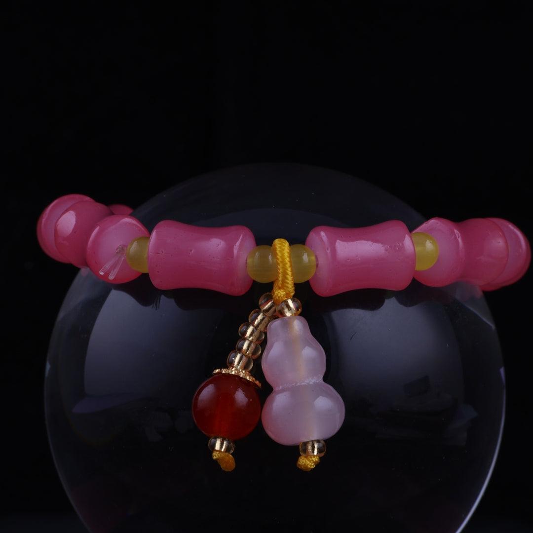 Pink Delight Charm Bracelet