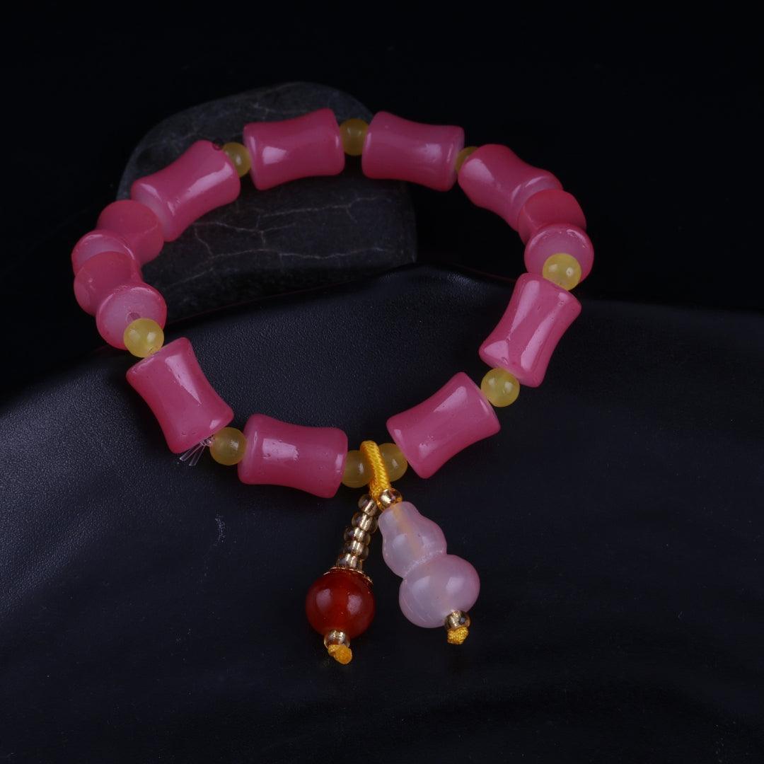 Pink Delight Charm Bracelet