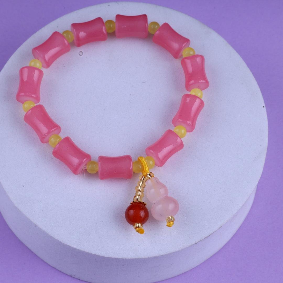 Pink Delight Charm Bracelet