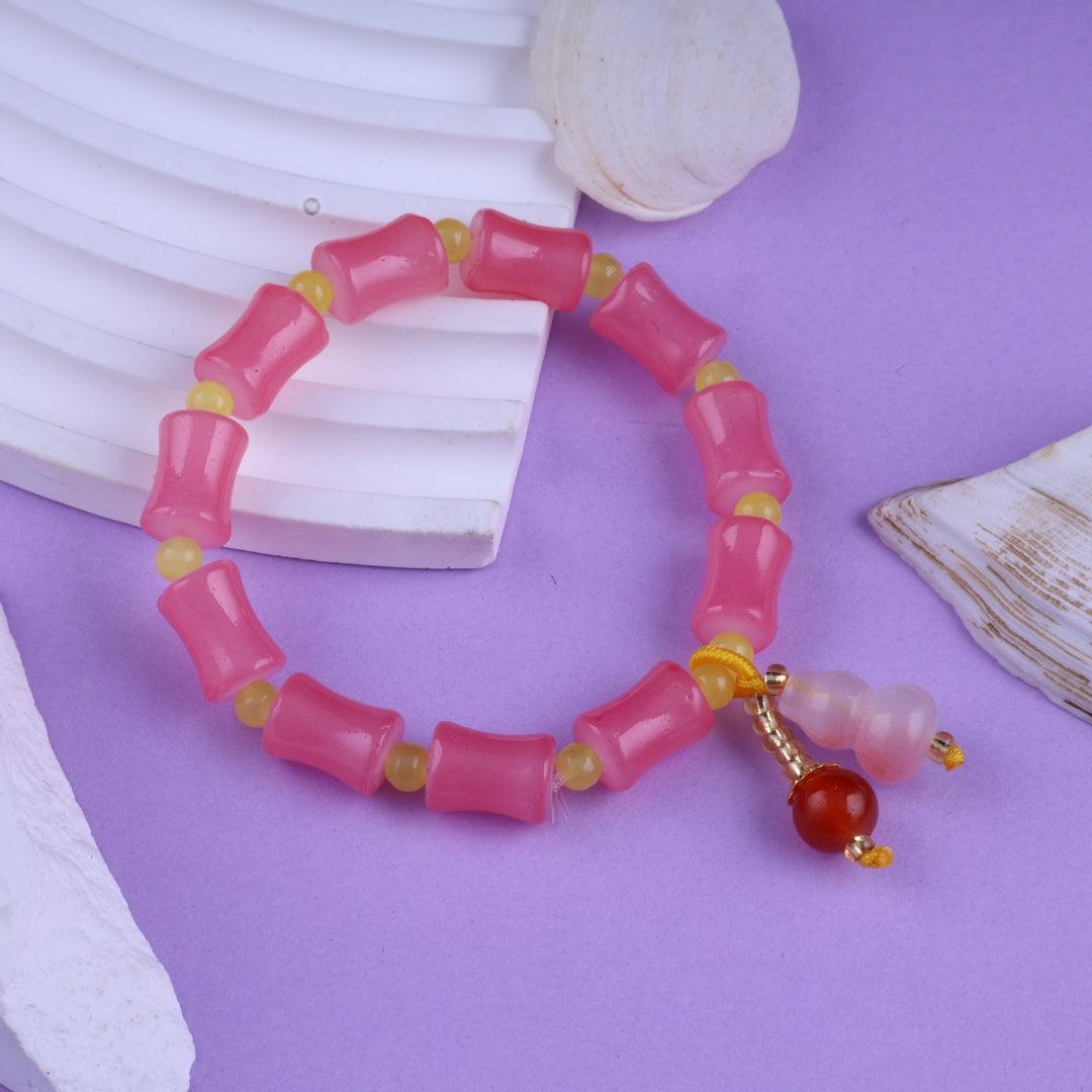 Pink Delight Charm Bracelet