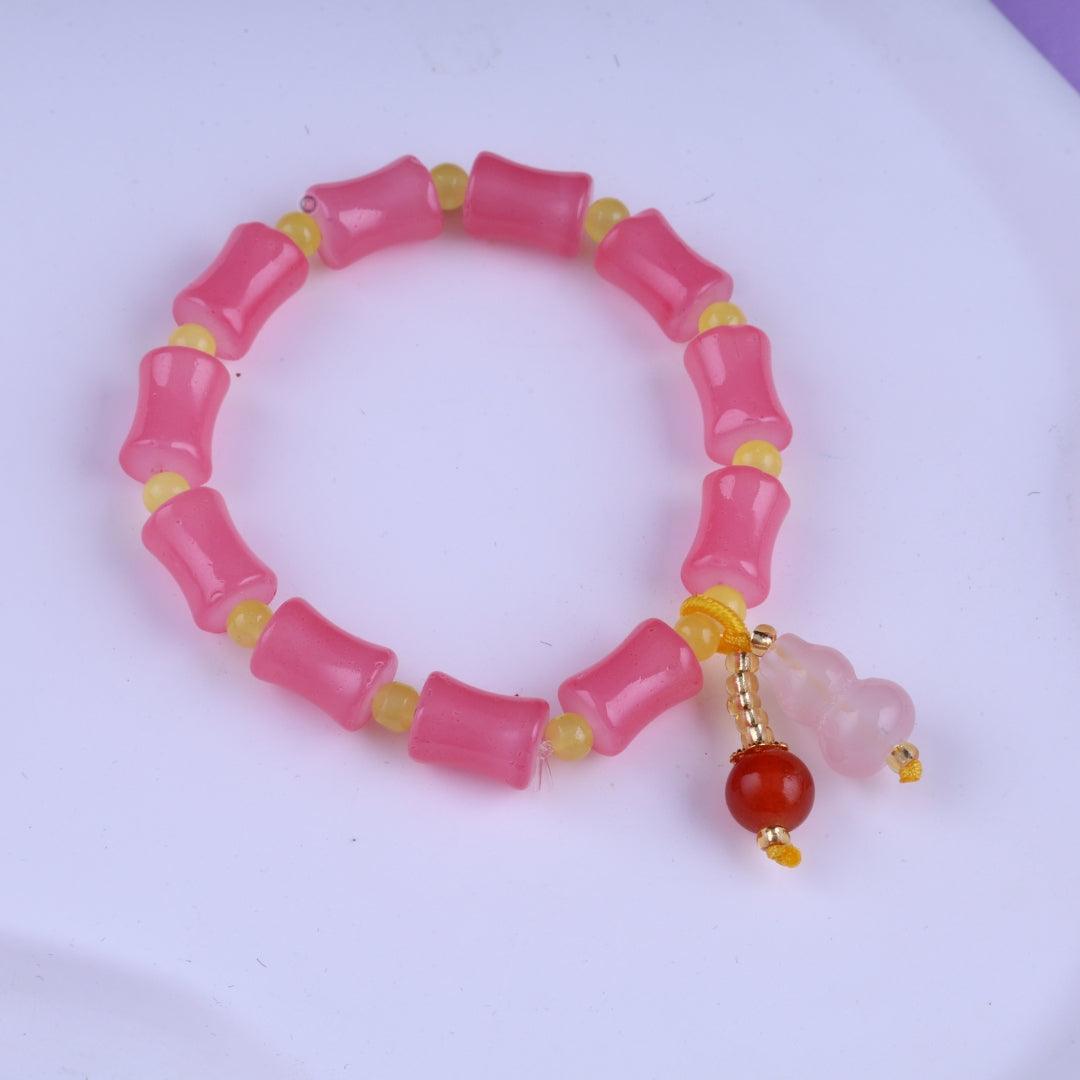 Pink Delight Charm Bracelet