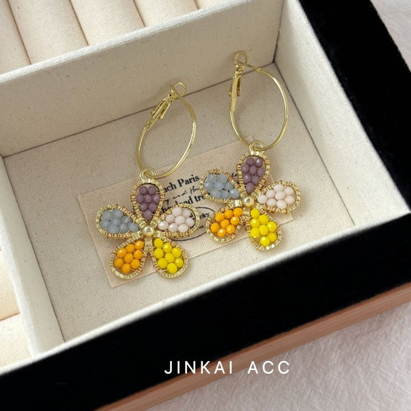 Flower Dangle Daisy Earring