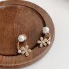 Pack Of 3 Black Bow Pearl Earring
