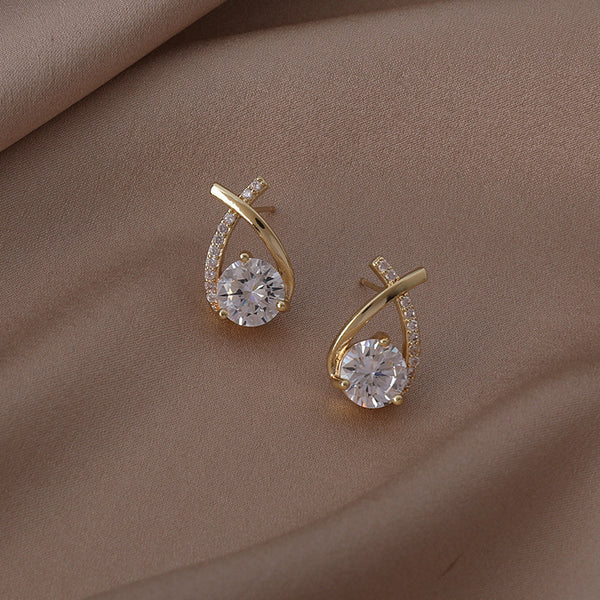 Combo Of 2 Pearl Bow Diamond Earrings