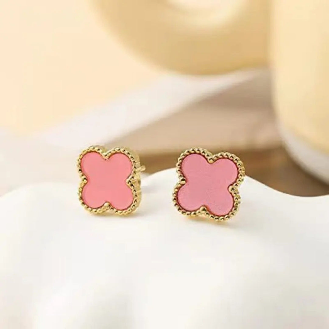 Anti Tarnish Cute Lil Pink Stud Earring