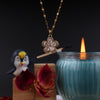 White Flower Five Petals Necklace