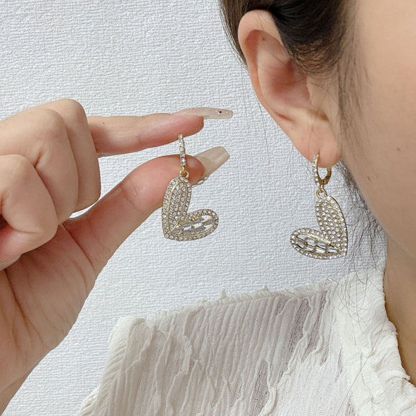 Heart Hoop earrings