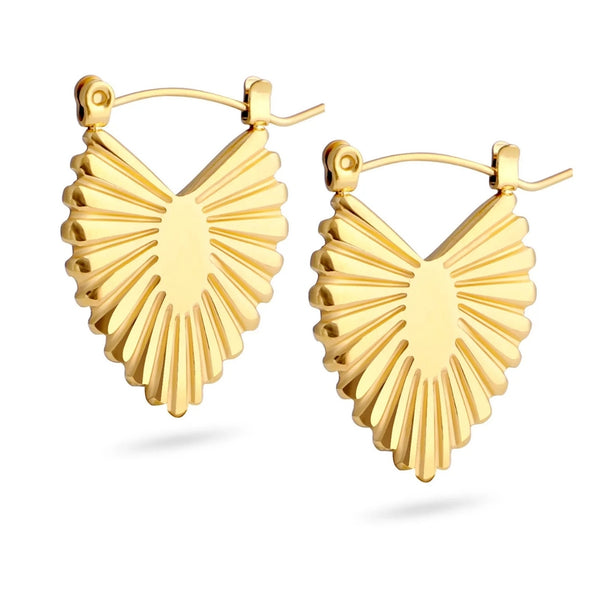 Anti tarnish honey bee earrings