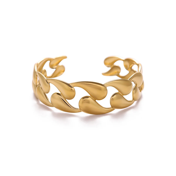 Golden Chain Drop Bracelet