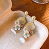 Flower Drop Earrings