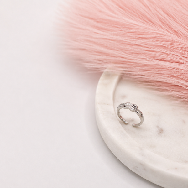 Infinity Twist Adjustable Ring