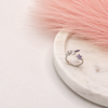 Purple Blossom Vine Adjustable Ring