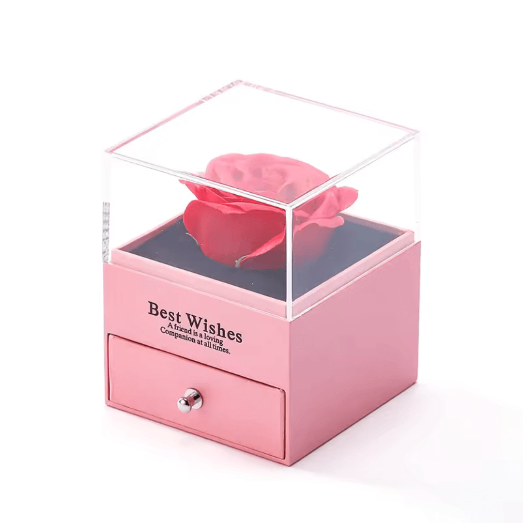 Luxury Acrylic Glass Window Jewelry Drawer Box