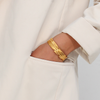 Golden Feather Bracelet