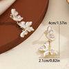 Golden Plated French Butterfly Drop Earring