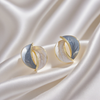 Dual Leaf Stud Earring