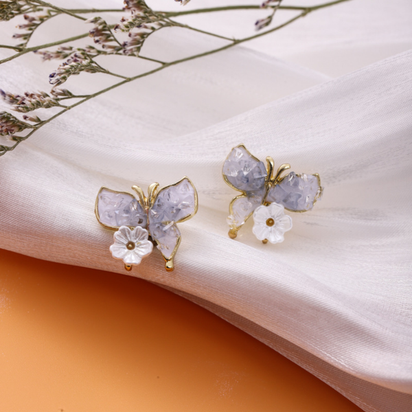 Butterfly Shaped Drop Earring