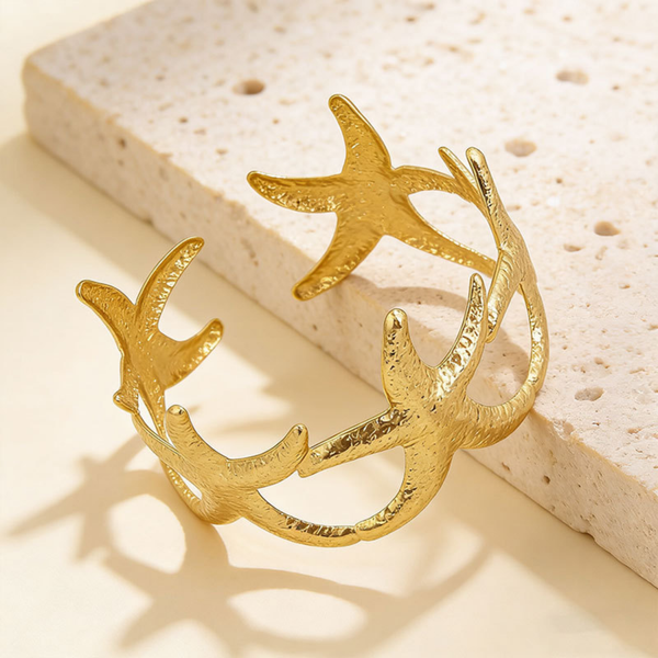 Golden Starfish Bracelet