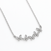 S925 Silver Sparkling Butterfly Charm Necklace