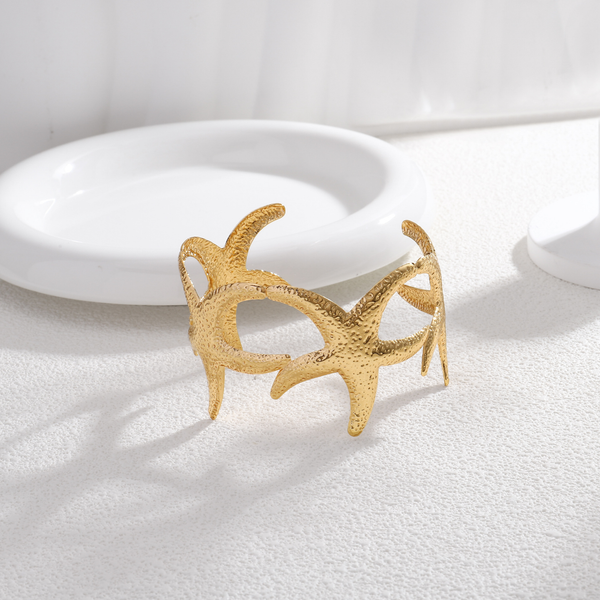 Golden Starfish Bracelet